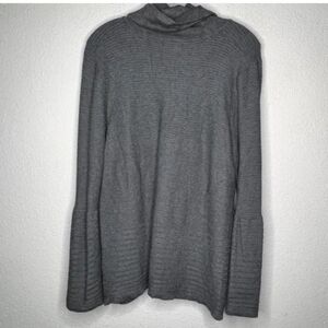 Calvin Klein-gray cowl neck sweater